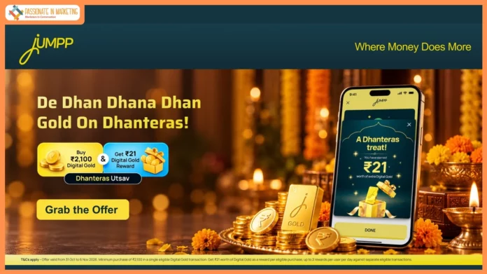 jUMPP Launches ‘Dhanteras Utsav’ to Make Digital Gold Buying More Rewarding