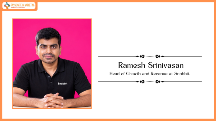 Snabbit appoints former PhonePe marketing leader Ramesh Srinivasan as Head of Growth and Revenue