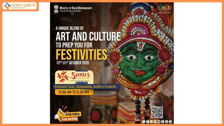 Ministry of Rural Development Brings National SARAS Mela 2026 to Vijayawada for the First Time outside Delhi-NCR, in Collaboration with Andhra Pradesh Government